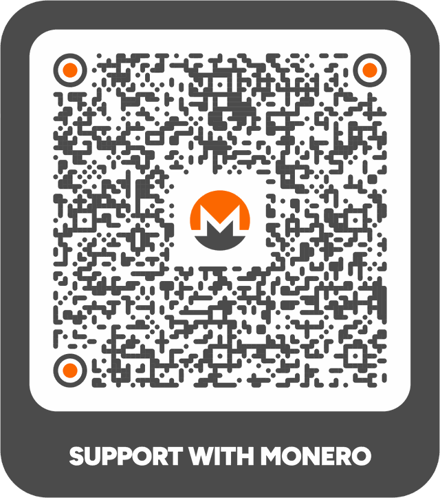 QR code for Techlore's Monero address
